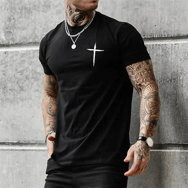 Camiseta para hombres  poliéster/spandex