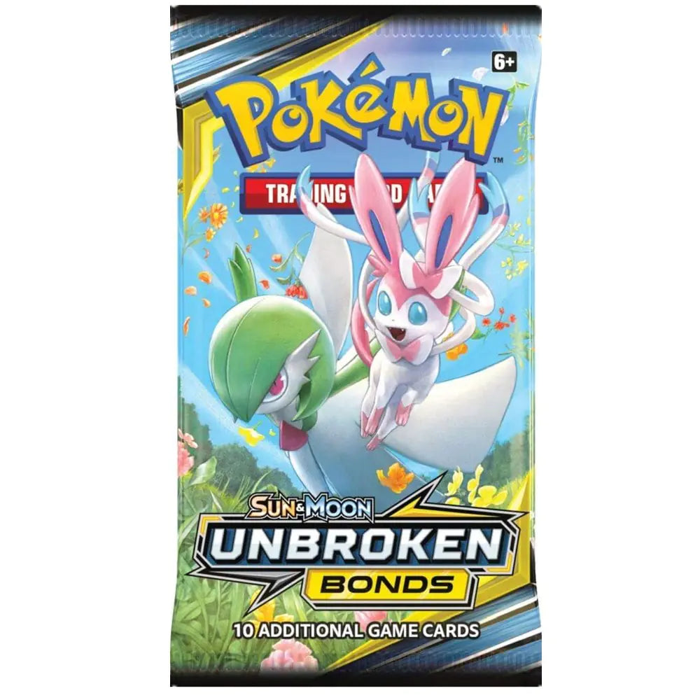 Pack de sobres de la colección  Unbroken Bonds Pokémon
