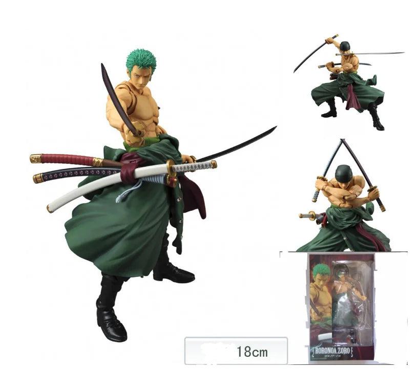Figura de acción de Zoro de One Piece (en caja)