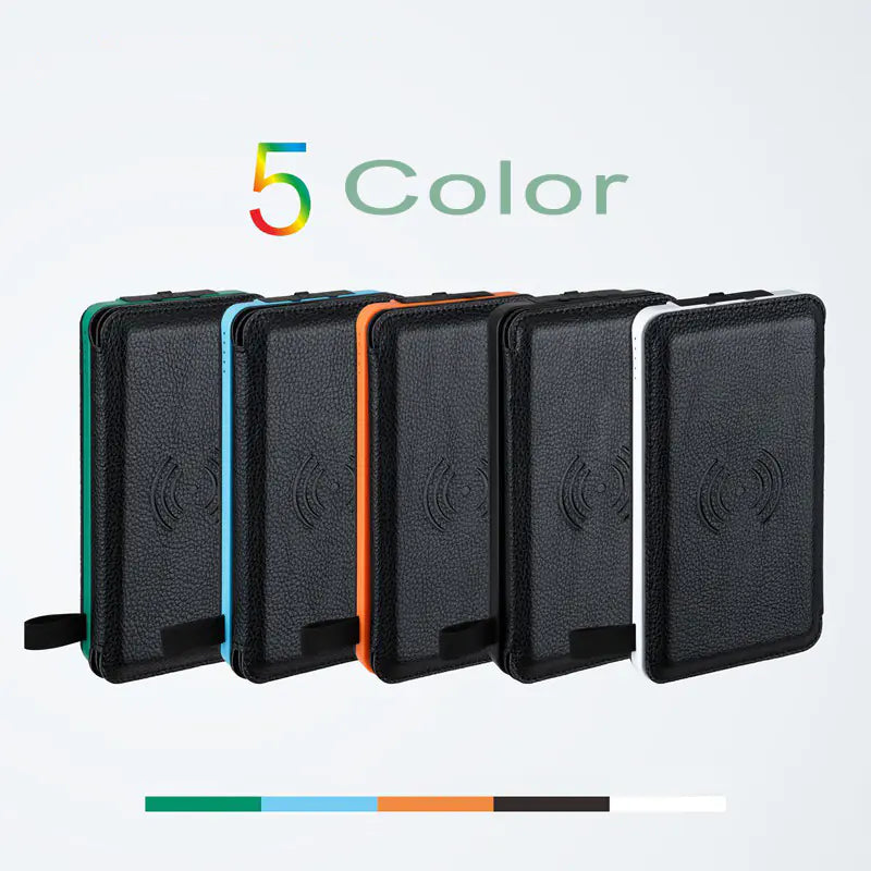 Banco de energía solar plegable de 4 paneles, 10000 mAh