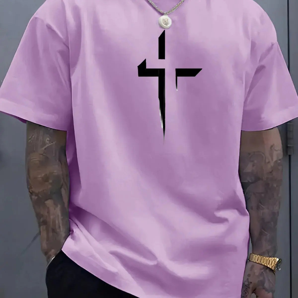 Camiseta casual estampada para hombre – Estilo urbano