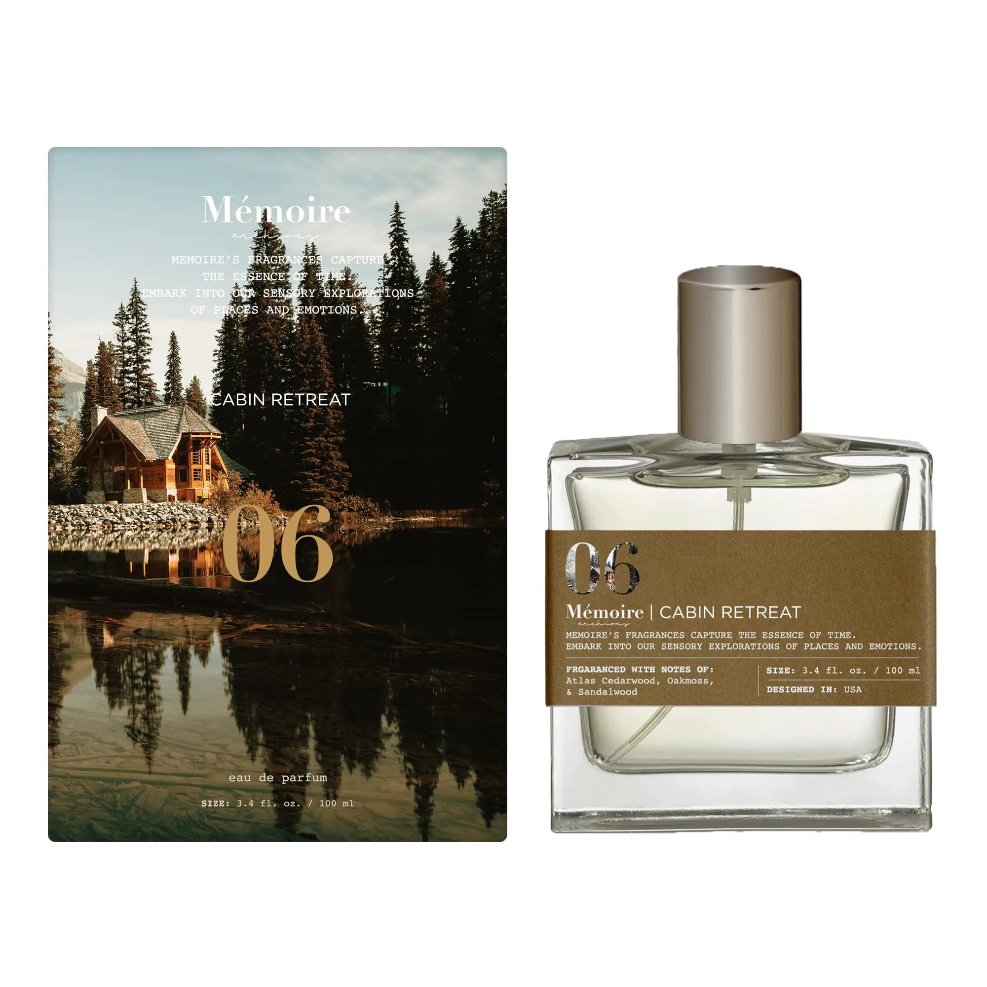 Memoire Archives Cabin Retiro 3.4 fl oz. Agua de perfume
