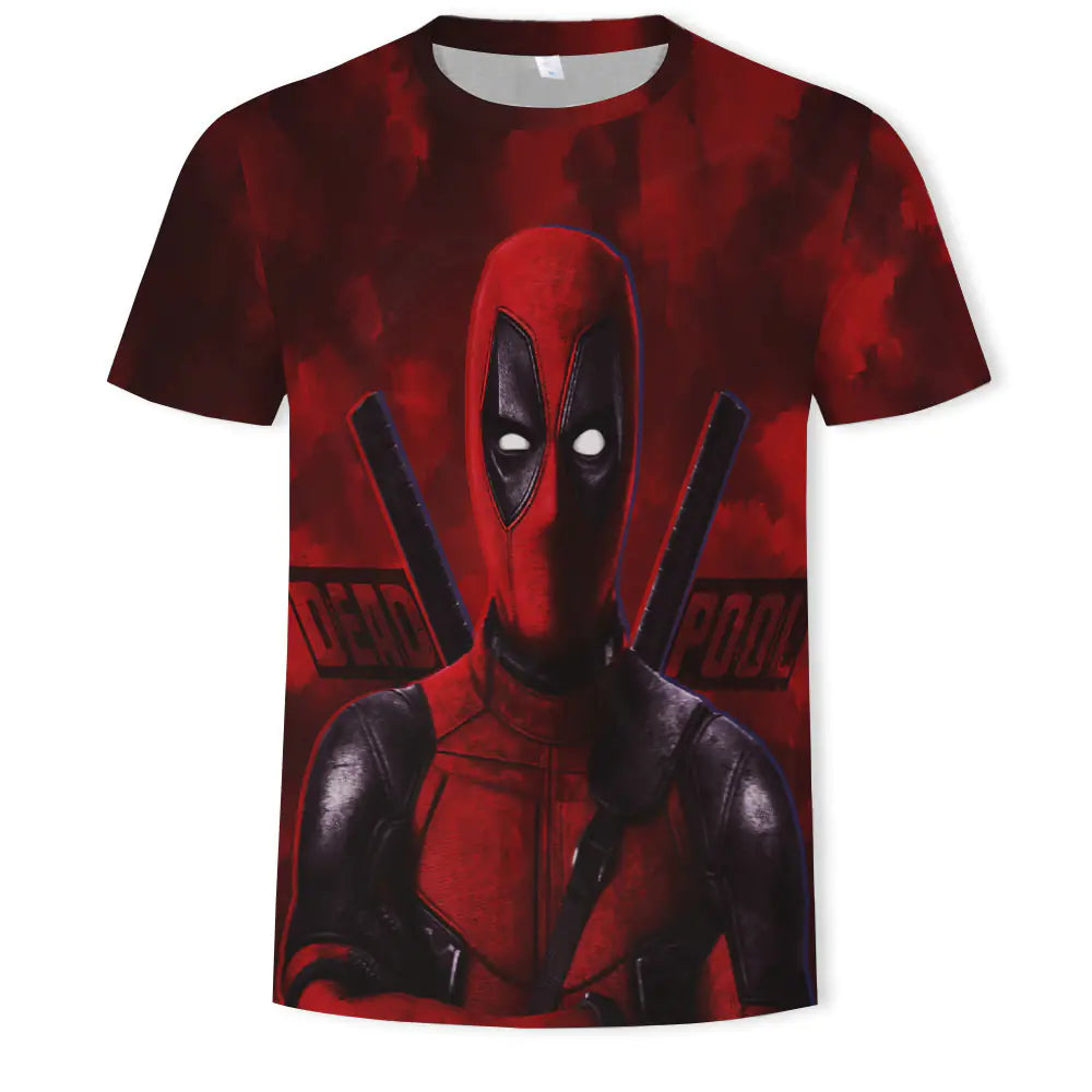Camiseta estampada de moda urbana para hombre - Spandex elástico/poliéster