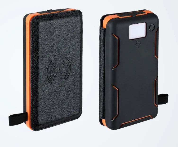 Banco de energía solar plegable de 4 paneles, 10000 mAh