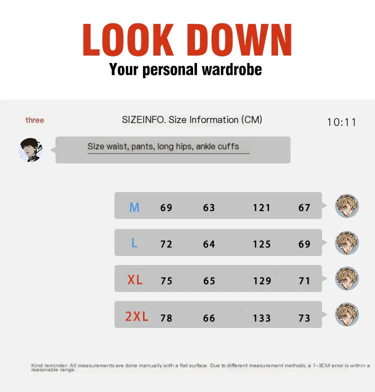 Pantalones anchos, holgados y recortados con cintura elástica