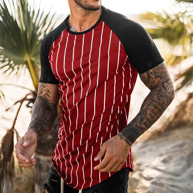 Camiseta para hombres  poliéster/spandex