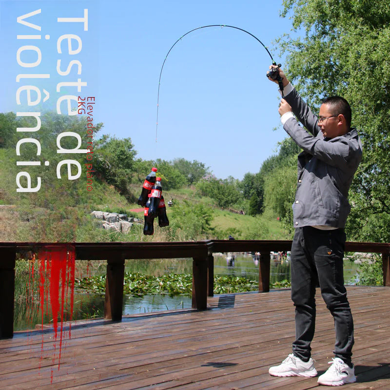 Ultra-Light Carbon Fishing Rod for Long-Distance Casting