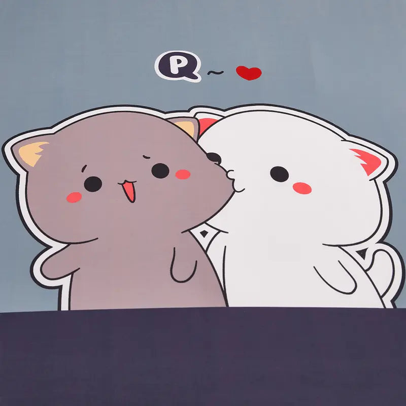 Funda de colchón con banda elástica de oso de dibujos animados