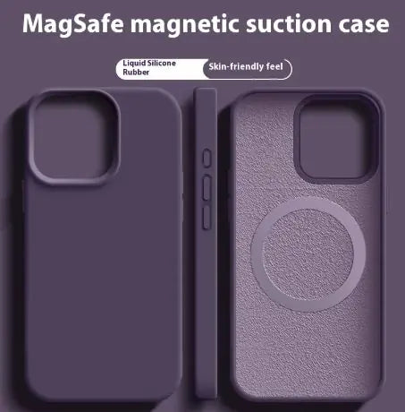 Funda magnética de silicona líquida Magsafe para iPhone