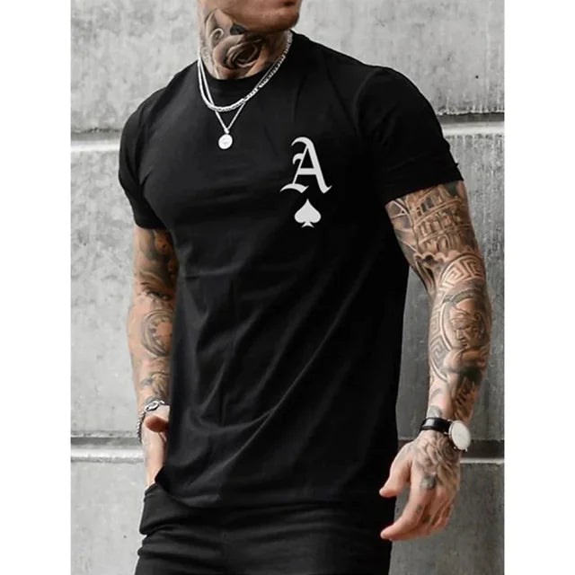 Camiseta para hombres  poliéster/spandex
