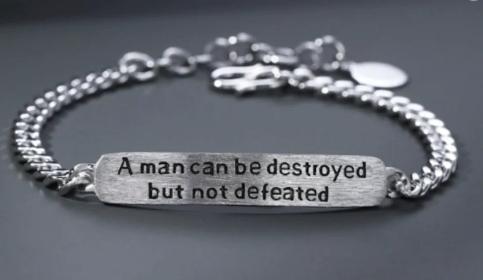 Pulsera de plata tailandesa vintage para hombre.