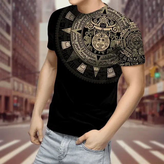 Camiseta de poliester para hombre