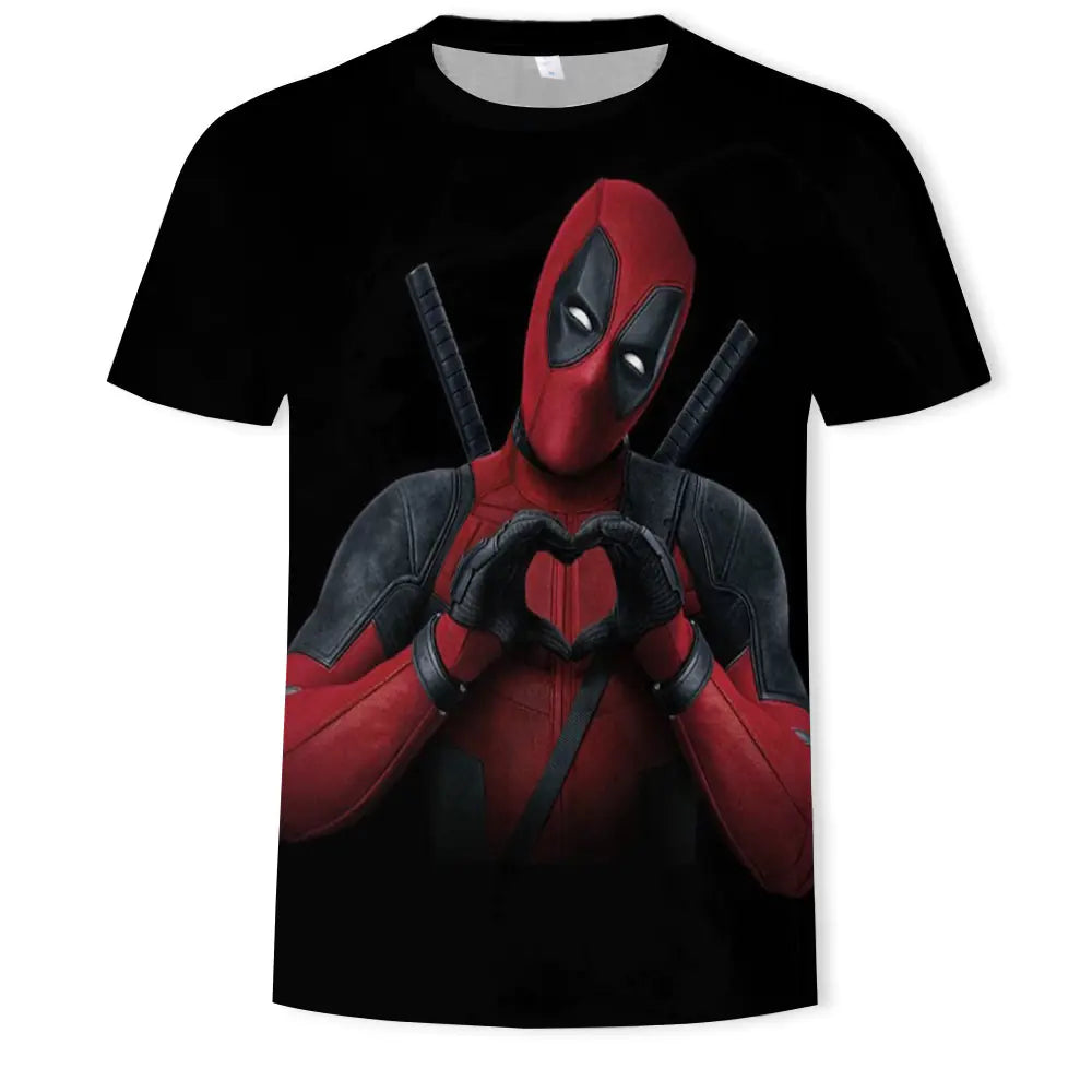 Camiseta estampada de moda urbana para hombre - Spandex elástico/poliéster