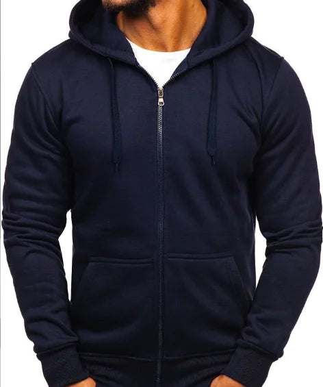 Sudadera informal con capucha para hombre