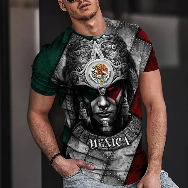 Camiseta de poliester para hombre