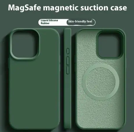 Funda magnética de silicona líquida Magsafe para iPhone