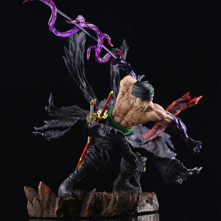 Figura de Zoro de dos cabezas de One Piece (directa de fábrica)