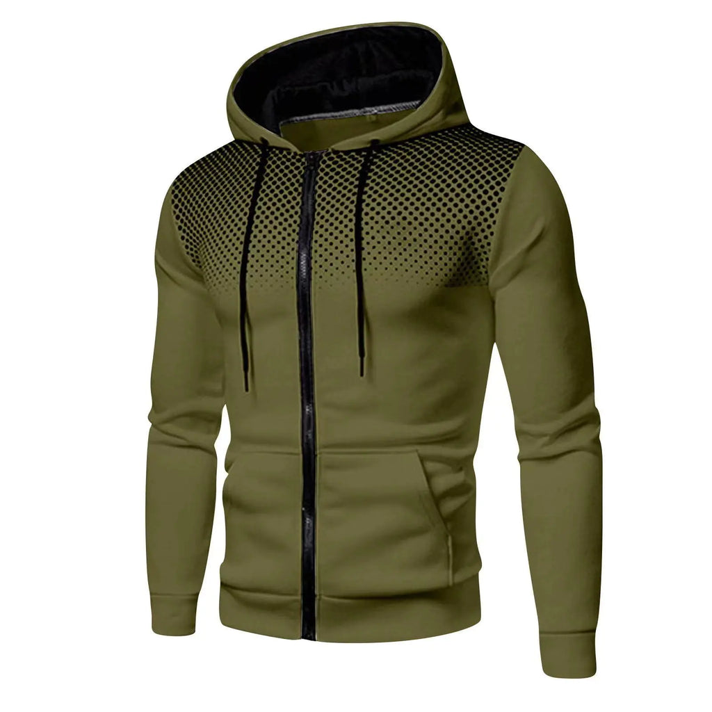 Sudadera informal con capucha para hombre para exteriores