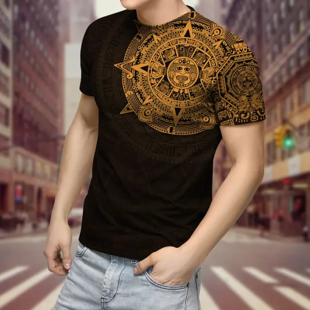Camiseta de poliester para hombre