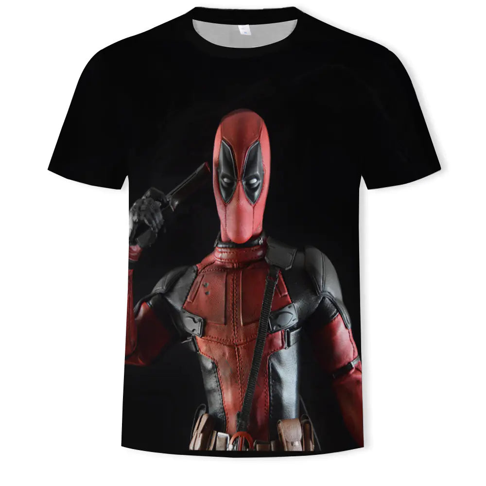 Camiseta estampada de moda urbana para hombre - Spandex elástico/poliéster