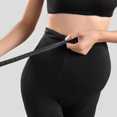 Leggings de maternidad cálidos de talla grande para otoño/invierno