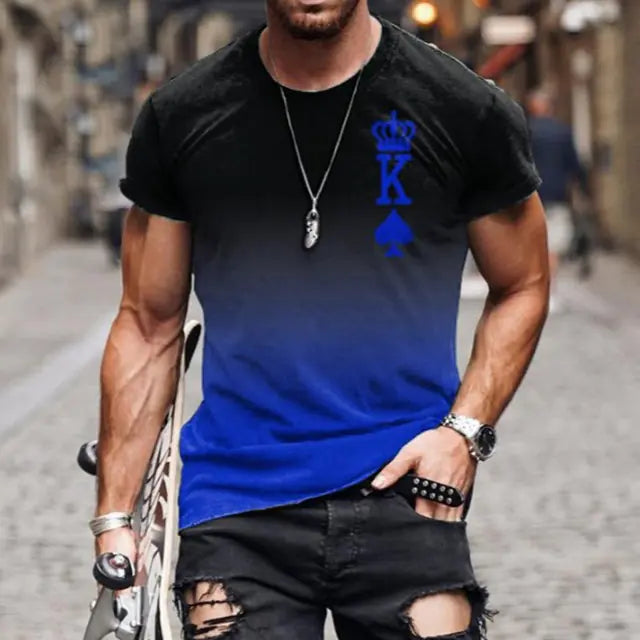Camiseta para hombres  poliéster/spandex
