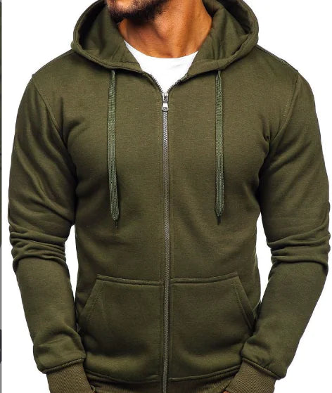 Sudadera informal con capucha para hombre