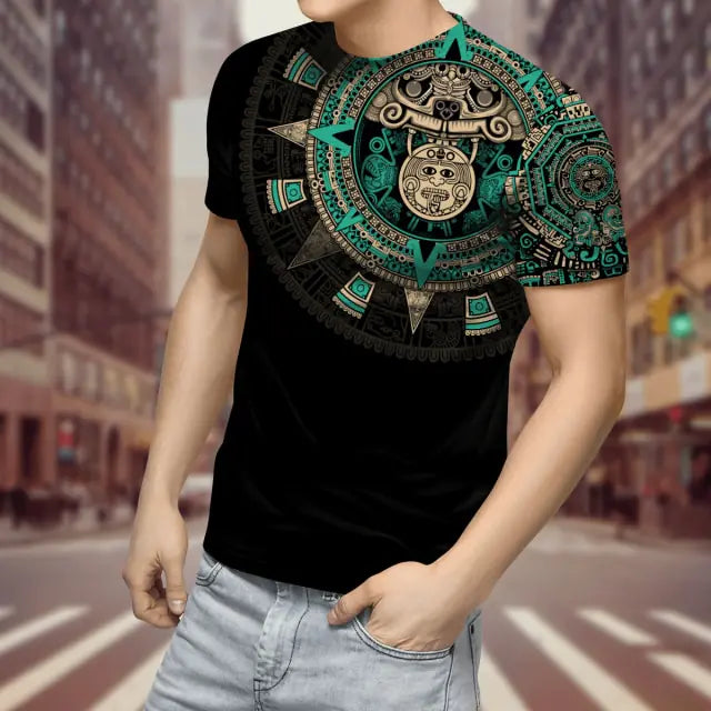 Camiseta de poliester para hombre