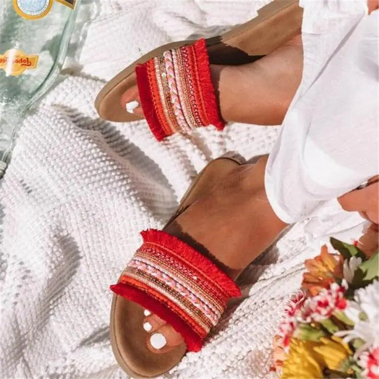 Sandalias retro estilo romana