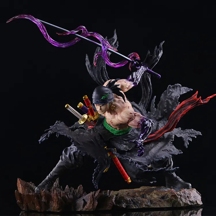 Figura de Zoro de dos cabezas de One Piece (directa de fábrica)