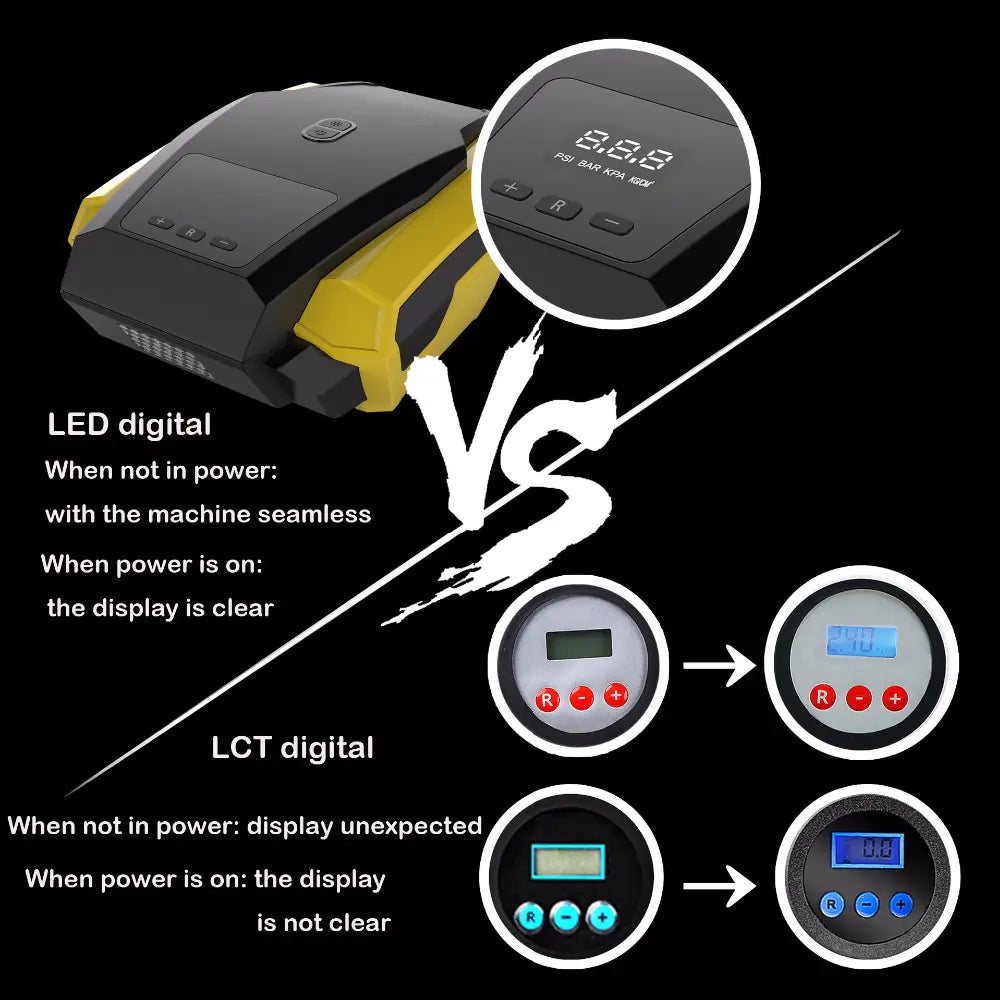 Inflador eléctrico de bomba de aire para coche