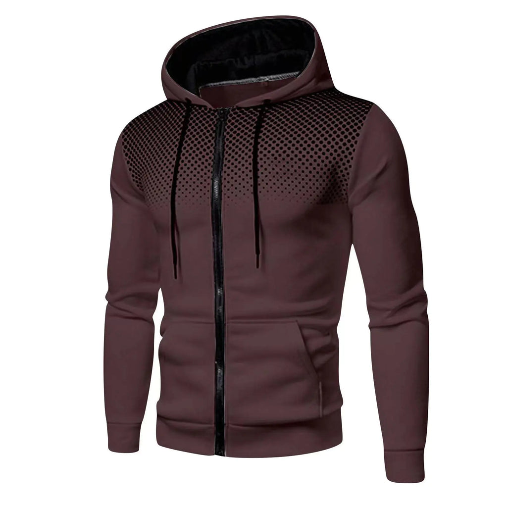 Sudadera informal con capucha para hombre para exteriores